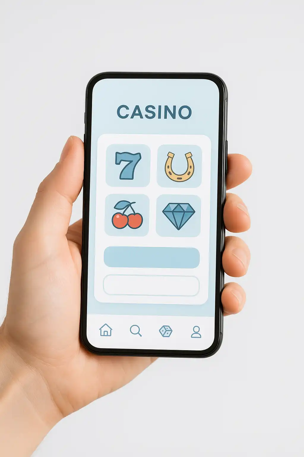 Westace Casino mobile site displayed on a smartphone